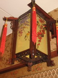 китайский фонарь четырёхгранный с живописью